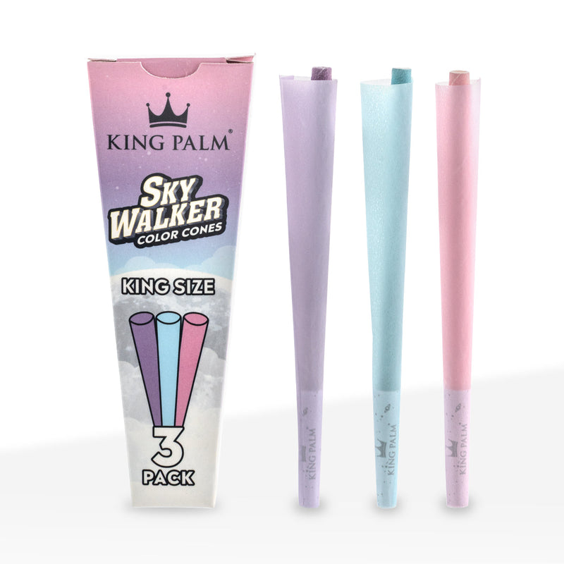 King Palm™ | Skywalker Color Cones | 3 Pack - 30 Count Pre-Rolled Cones King Palm   