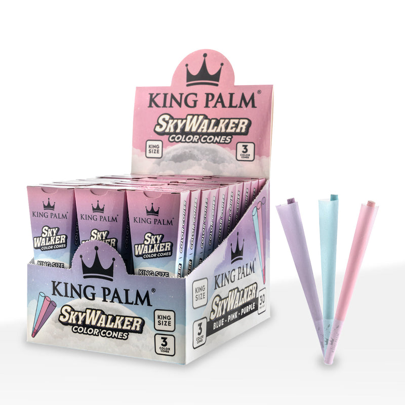 King Palm™ | Skywalker Color Cones | 3 Pack - 30 Count Pre-Rolled Cones King Palm   