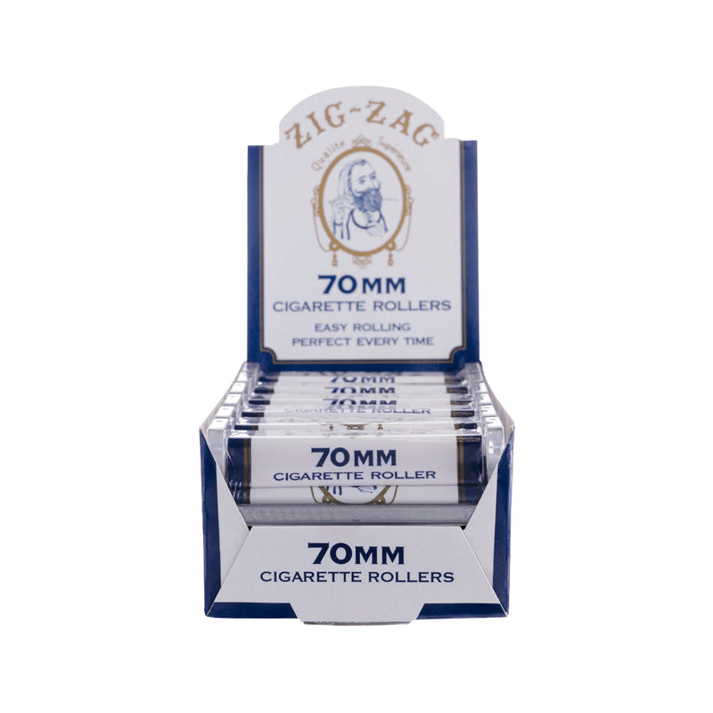 ZIG ZAG® | 'Retail Display' Cigarette Rollers | 70mm - 12 Count - dispensary supplies wholesale