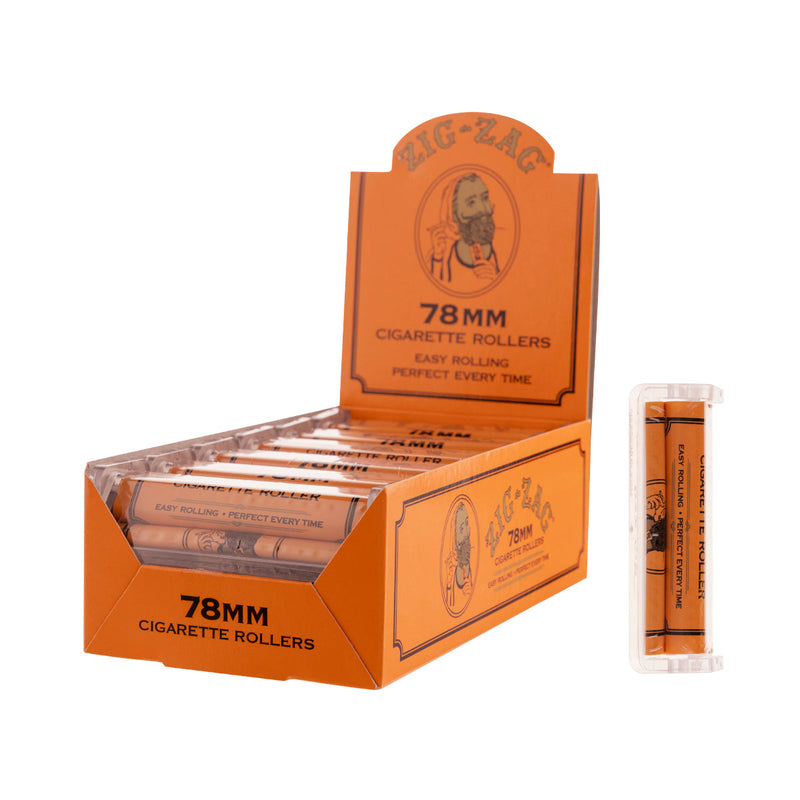 ZIG ZAG® | 'Retail Display' Cigarette Rollers | 78mm - 12 Count - smoke supplies