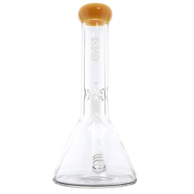 Bio Glass Glass Bong 8" BIO Beaker Water Pipe - Caramel