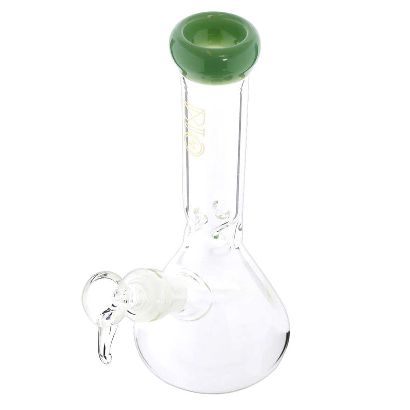 Bio Glass Glass Bong 8" BIO Beaker Water Pipe - Lake Green