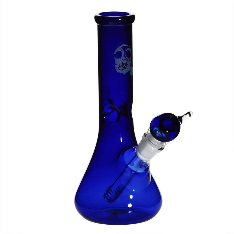 Bio Glass Glass Bong 9" BIO Beaker Water Pipe - Blue
