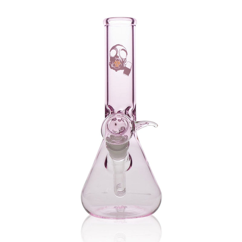 Bio Glass Glass Bong 9" BIO Beaker Water Pipe - Pink