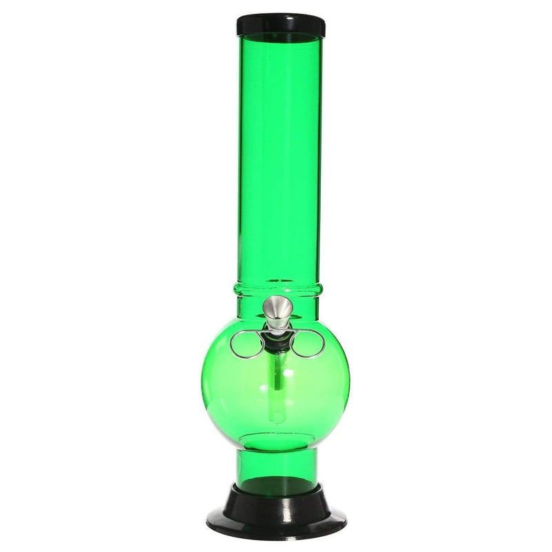 Biohazard Inc Acrylic Bong Acrylic Water Pipe 2"x12" Pull Out Bowl