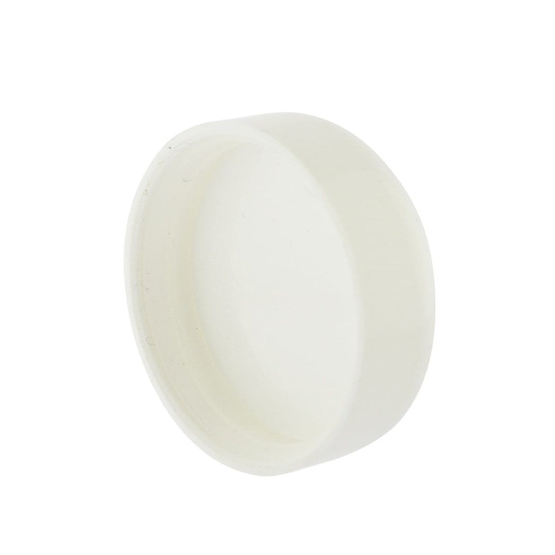 Biohazard Inc Child Resistant Cap 53mm Dome CRC PE Lined - Gloss White