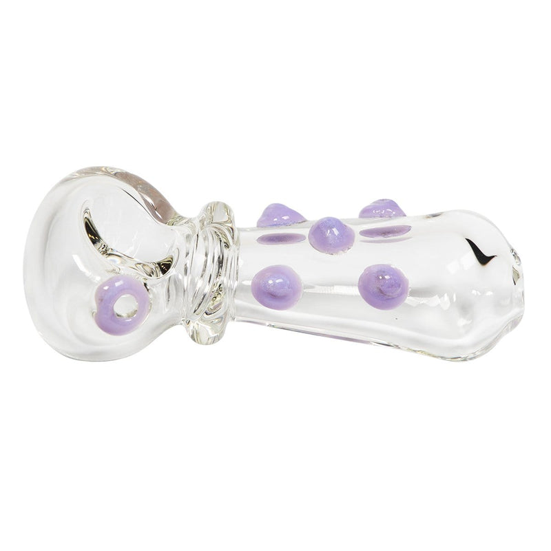 Biohazard Inc Glass Hand Pipe 4" Hand Pipe with Slyme Marbles