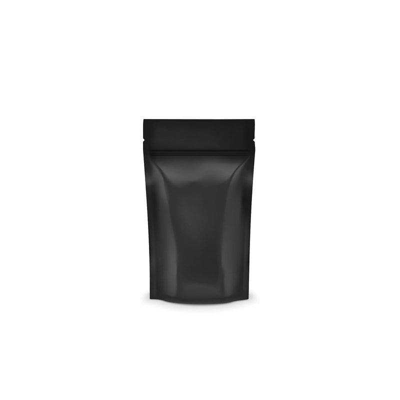 Biohazard Inc Mylar Bag Black Mylar Bag w/ Tear Notch | 3.62in x 5in 1/8 Ounce - 3.5 grams 1,000 Count
