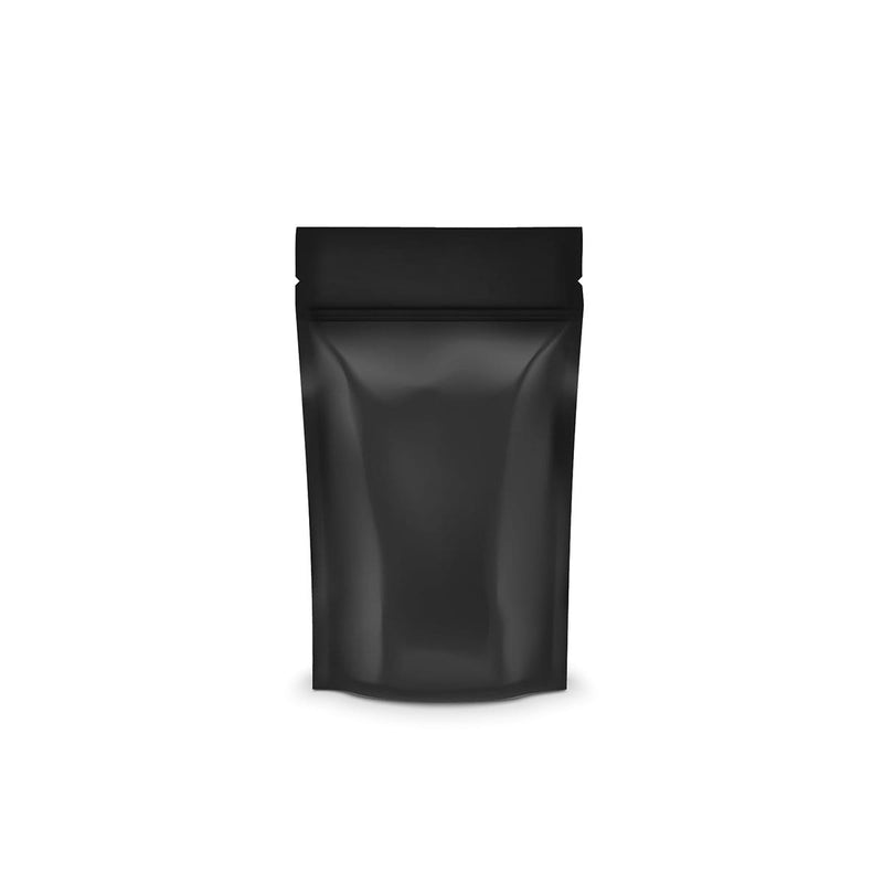 Biohazard Inc Mylar Bag Black Mylar Bag w/ Tear Notch | 4in x 6.5in - 1/4 Ounce - 7 Gram - 1,000 Count