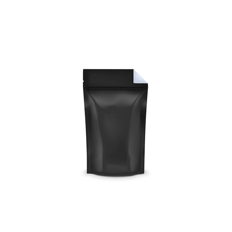 Biohazard Inc Mylar Bag Mylar Bag Vista Black 1/8 Ounce - 3.5 Grams - Tear Notch - 1,000 Count