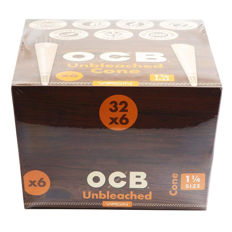 Biohazard Inc Rolling Papers + Tips Copy of OCB Natural 1-1/4 + Bamboo Tips - 24 Count