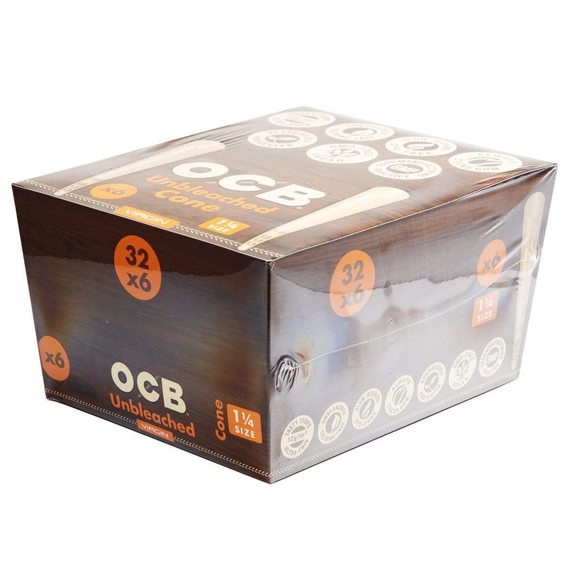 Biohazard Inc Rolling Papers + Tips Copy of OCB Natural 1-1/4 + Bamboo Tips - 24 Count