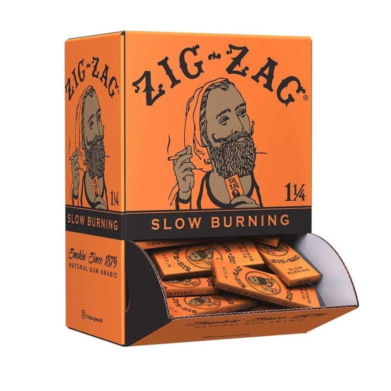 Biohazard Inc Rolling Papers Zig Zag Promo 1-1/4 French Orange - 48 Count
