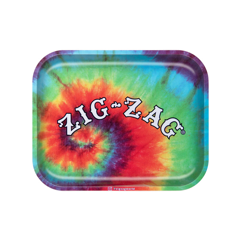 Biohazard Inc Rolling Tray Zig-Zag Original Rolling Tye-Dye Tray - Large
