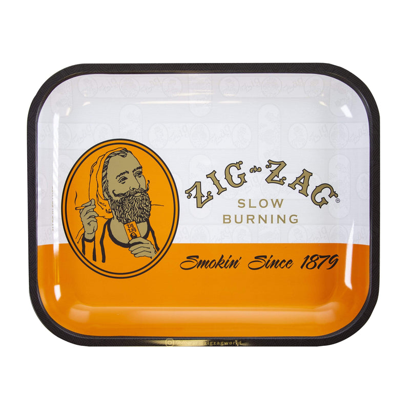 Biohazard Inc Rolling Tray Zig Zag Tray Large Orange