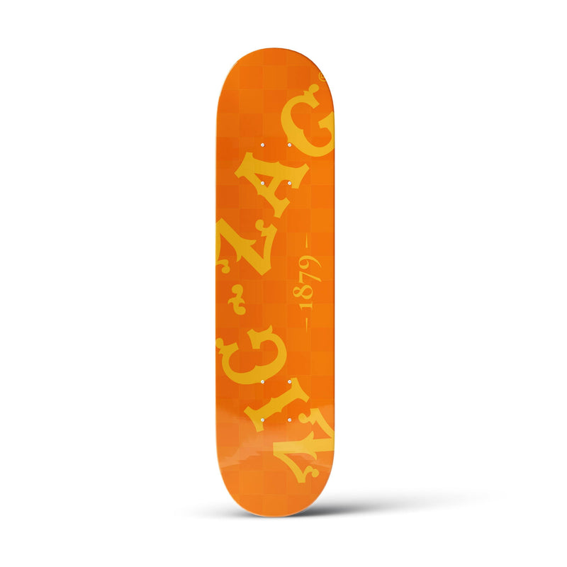 Biohazard Inc Skateboard Zig Zag Skateboard - Orange