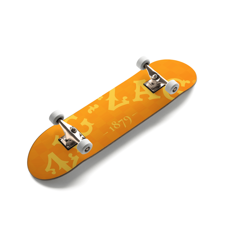 Biohazard Inc Skateboard Zig Zag Skateboard - Orange