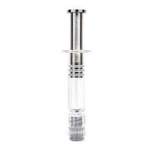 1ml Glass Luer Lock Syringe Metal Plunger - 100 Count