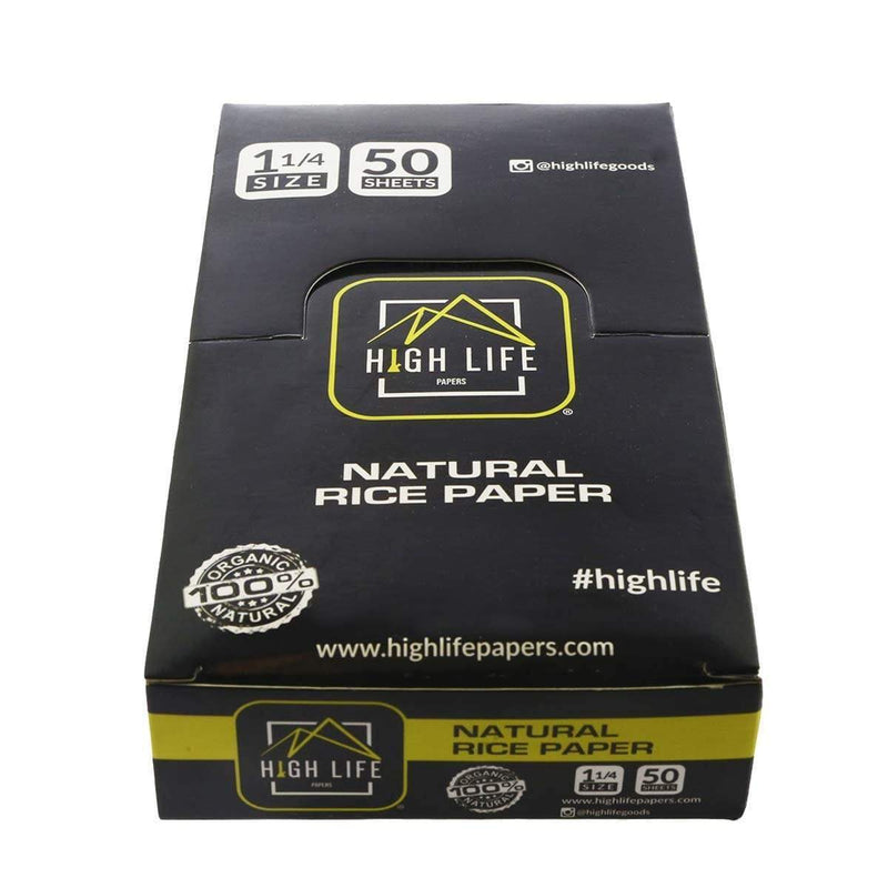 High Life Goods Rolling Papers High Life Paper 1 1/4 Display Box - Classic - 24 Count