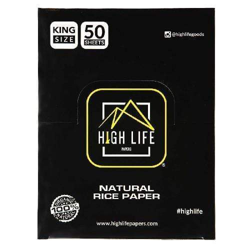 High Life Goods Rolling Papers High Life Papers King Size - Natural Rice Paper