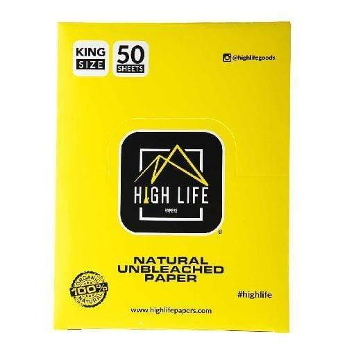 High Life Goods Rolling Papers High Life Papers King Size - Natural Unbleached