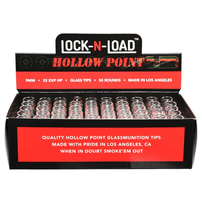 Lock-N-Load Glass Tips Lock N Load 9mm Ammo Bullet Tip - 50 Count