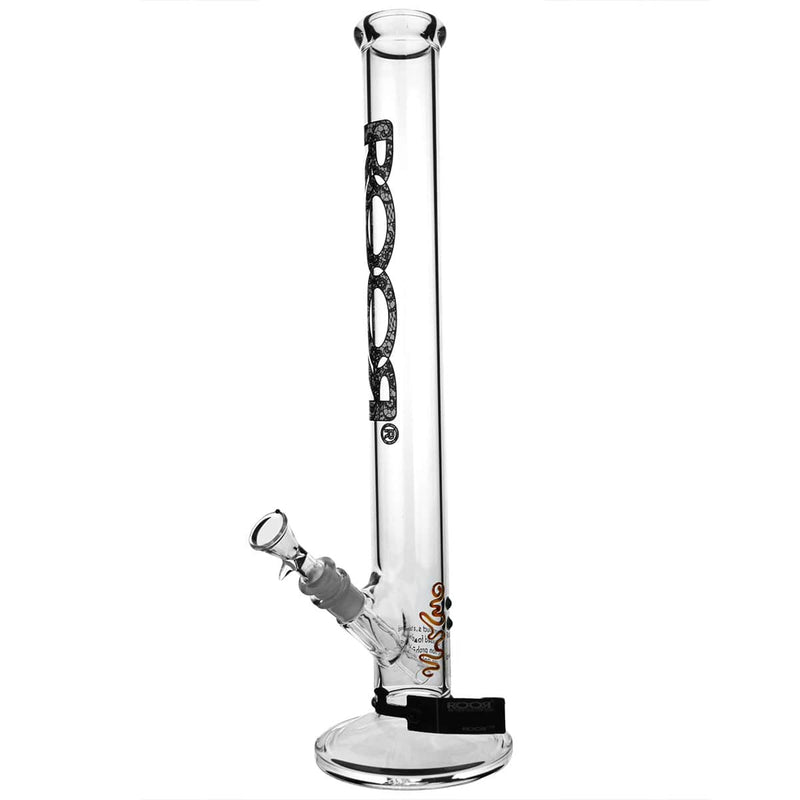 Roor Glass Bong ROOR 18" 50mm x 5mm P/D Straight - Clear