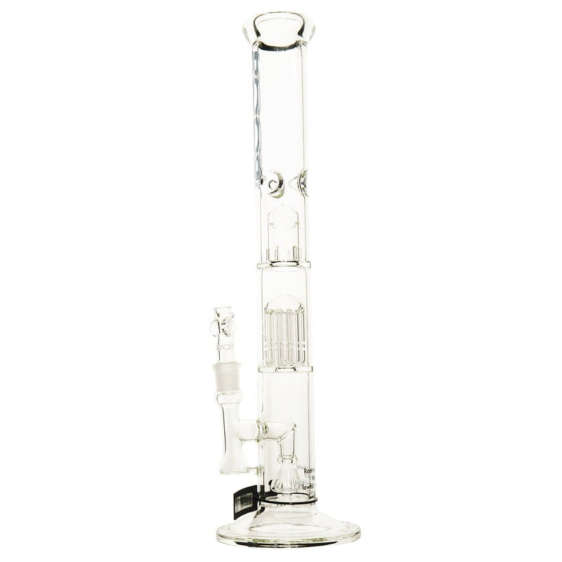 Roor Glass Bong ROOR Tech 18" 50mm x 5mm Fixed w/ 10 arm Tree Straight - Clear
