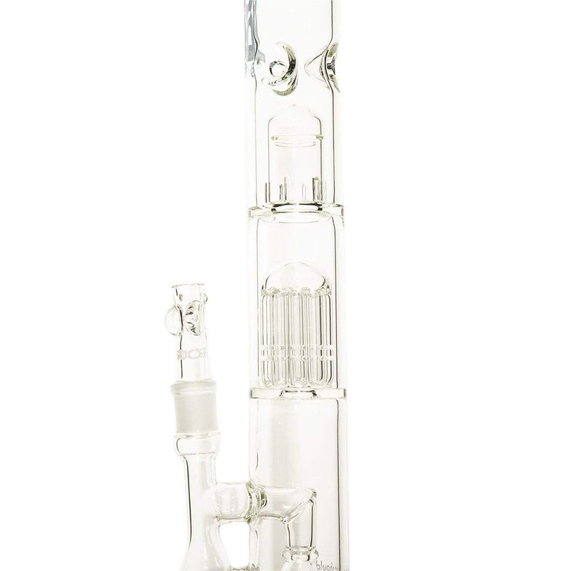 Roor Glass Bong ROOR Tech 18" 50mm x 5mm Fixed w/ 10 arm Tree Straight - Clear