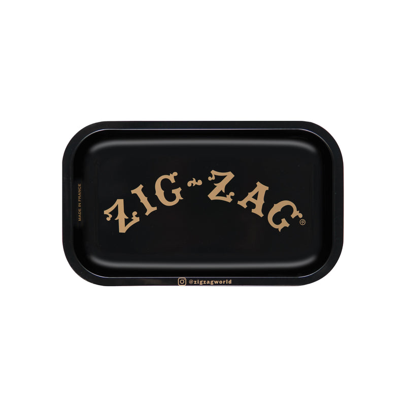 Zig Zag Rolling Tray Zig Zag Original Black Rolling Tray - Small