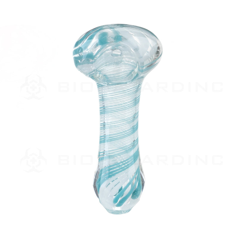 Candy Cane Hand Pipe | 3"- Glass - 10 Count - wholesale smoking accessories