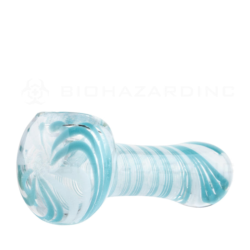 Candy Cane Hand Pipe | 3"- Glass - 10 Count - wholesale smoking accessories