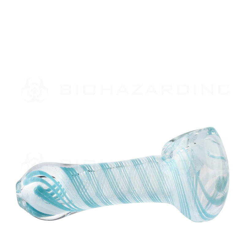 Candy Cane Hand Pipe | 3"- Glass - 10 Count - wholesale smoking accessories