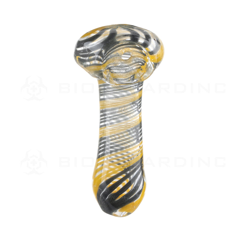 Candy Cane Hand Pipe | 3"- Glass - 10 Count - wholesale smoking accessories