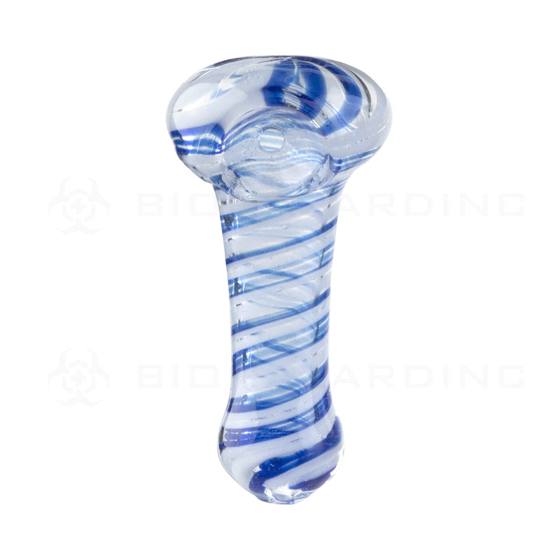 Candy Cane Hand Pipe | 3"- Glass - 10 Count - wholesale smoking accessories