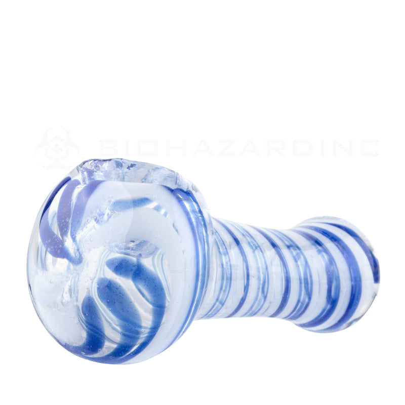 Candy Cane Hand Pipe | 3"- Glass - 10 Count - wholesale smoking accessories