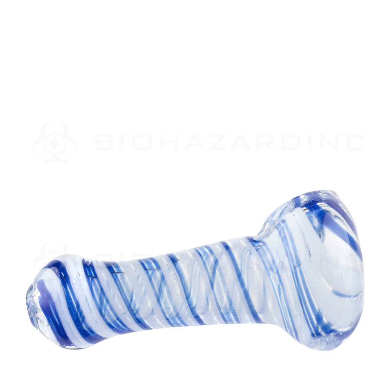 Candy Cane Hand Pipe | 3"- Glass - 10 Count - wholesale smoking accessories