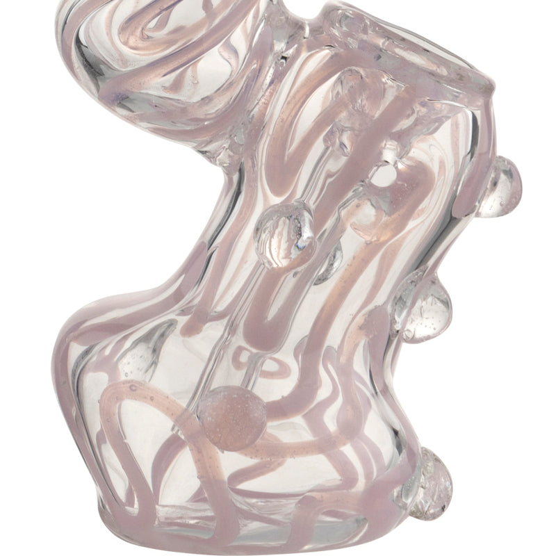 Bubbler | Sherlock Glass Bubbler w/ Marbles | 5" - Various Colors