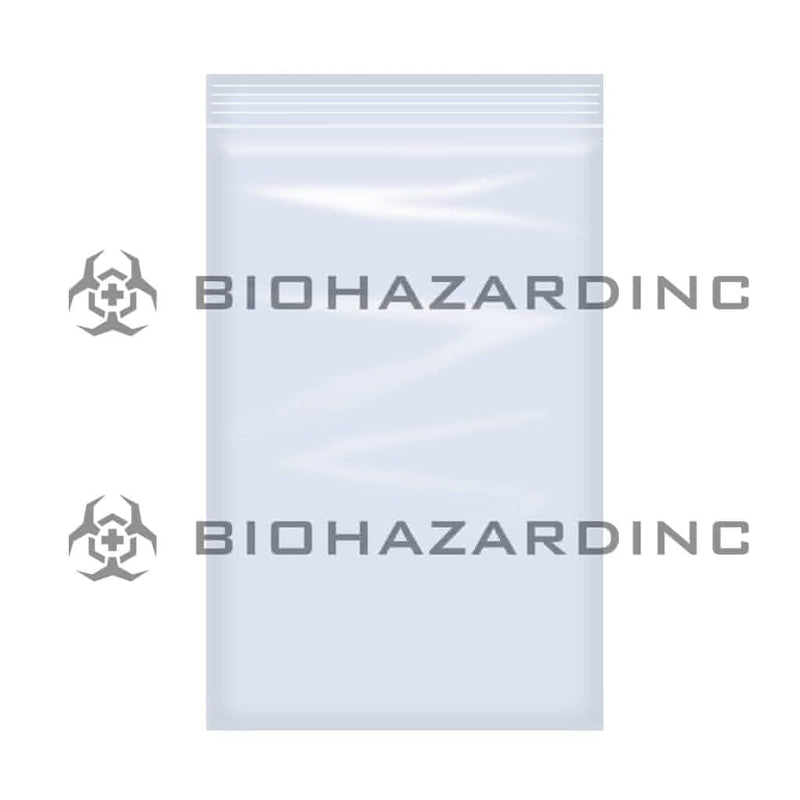 Biohazard Inc Storage Bag 4" x 6" Bag - 1,000 Count