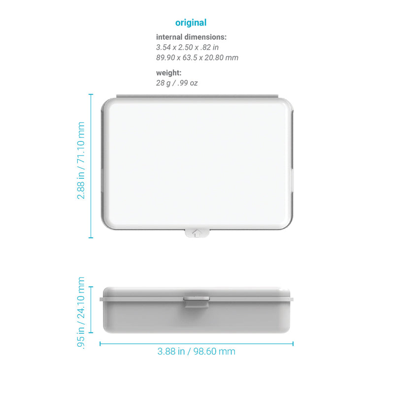 CRATIV Child Resistant | Snap Box Edible & Pre-Roll Joint Case - White Plastic - 312 Count  Biohazard Inc   