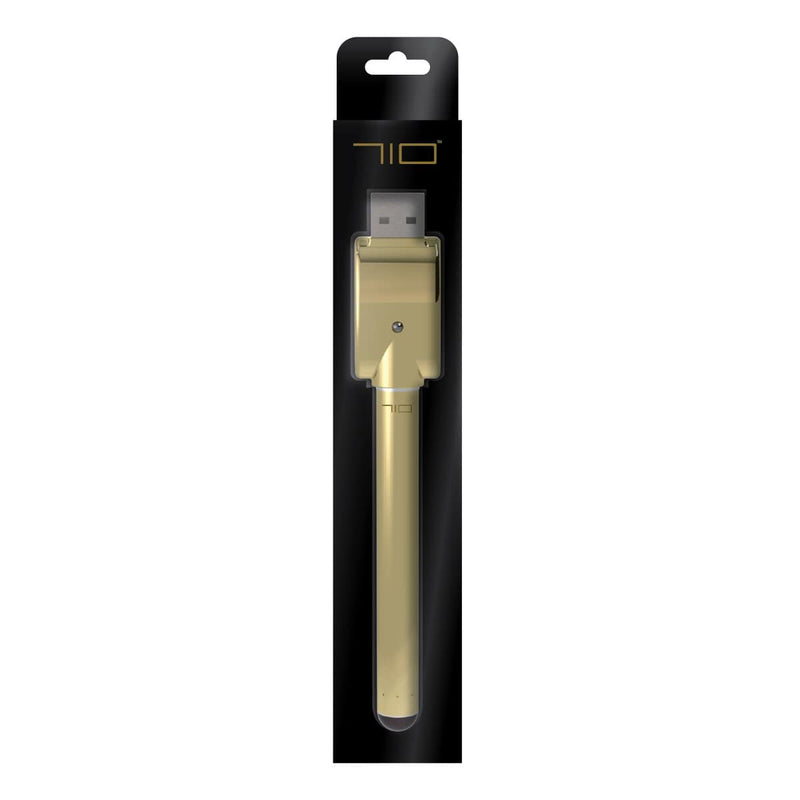 710 Vape Battery 710 Pen OTG Buttonless Battery w/ Charger - Gold