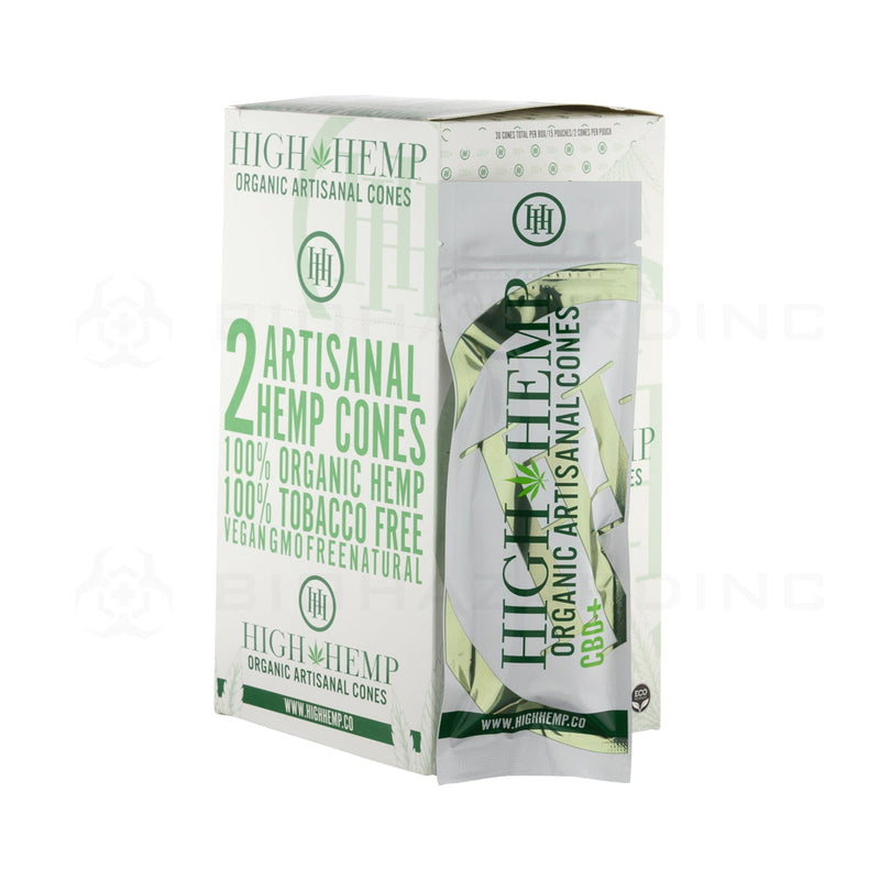 High Hemp | Artisanal Pre-Rolled Cones | 110mm - Original - 15 Count Pre-Rolled Cones High Hemp   