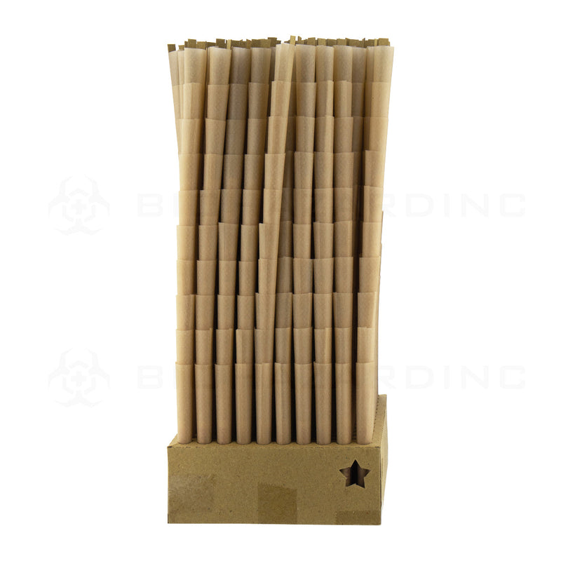 RAW® | 98 Special Pre-Rolled Cones | 98mm - Unbleached Brown - 1,400 Count Pre-Rolled Cones Raw   