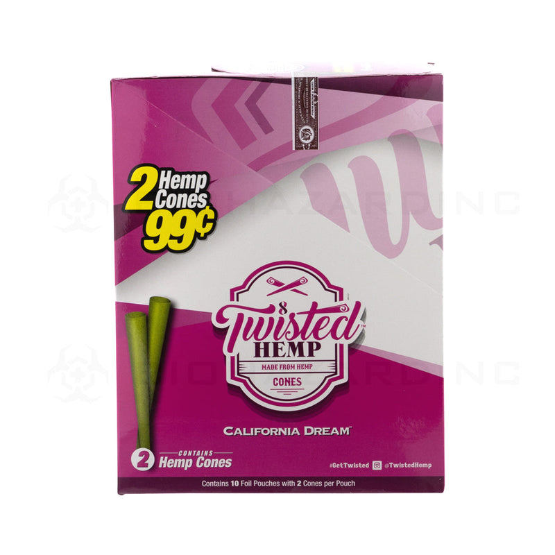 Twisted Hemp™ | Wholesale Pre-Rolled Hemp Cones | 110mm - Various Flavors - 10 Count Pre-Rolled Cones Twisted Hemp   