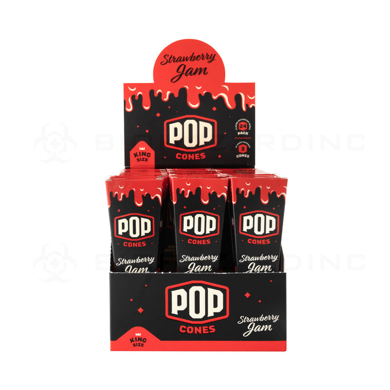 Pop Cones | Pre-Rolled Cones King Size | 109mm - Various Flavors - 3 Pack 24 Count Pre-Rolled Cones Biohazard Inc   