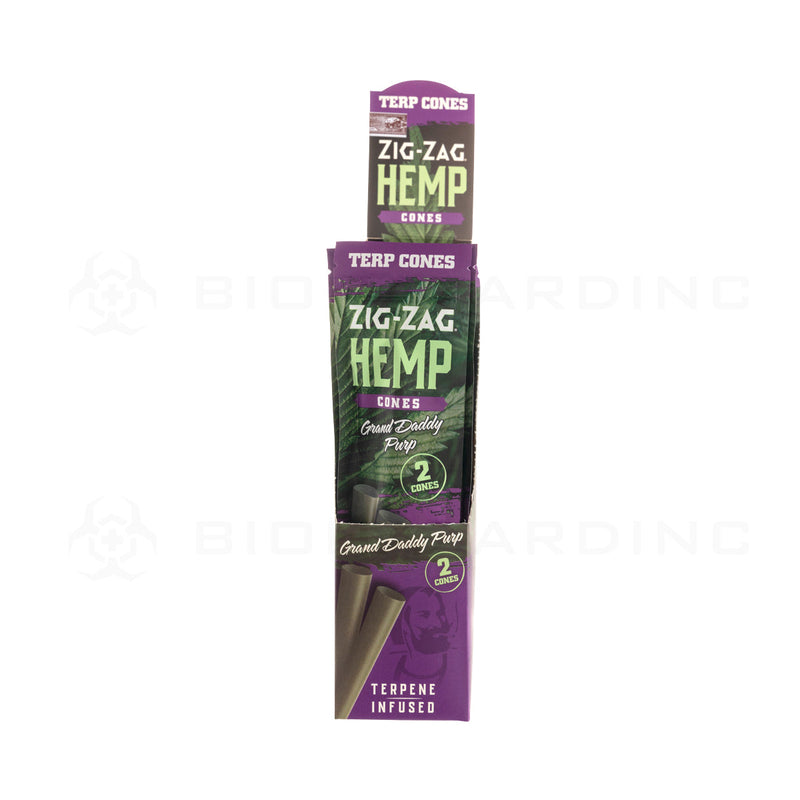 Zig-Zag® | Terp Cones 2-Pack | Grand Daddy Purp - 15 Count Pre-Rolled Cones Zig Zag   