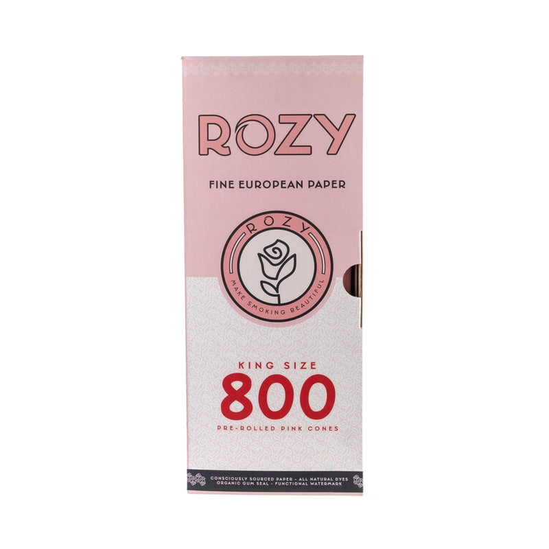 Rozy Pink | Bulk Pre-Rolled Cones King Size | 109mm - Pink - 800 Count Pre-Rolled Cones Rozy   