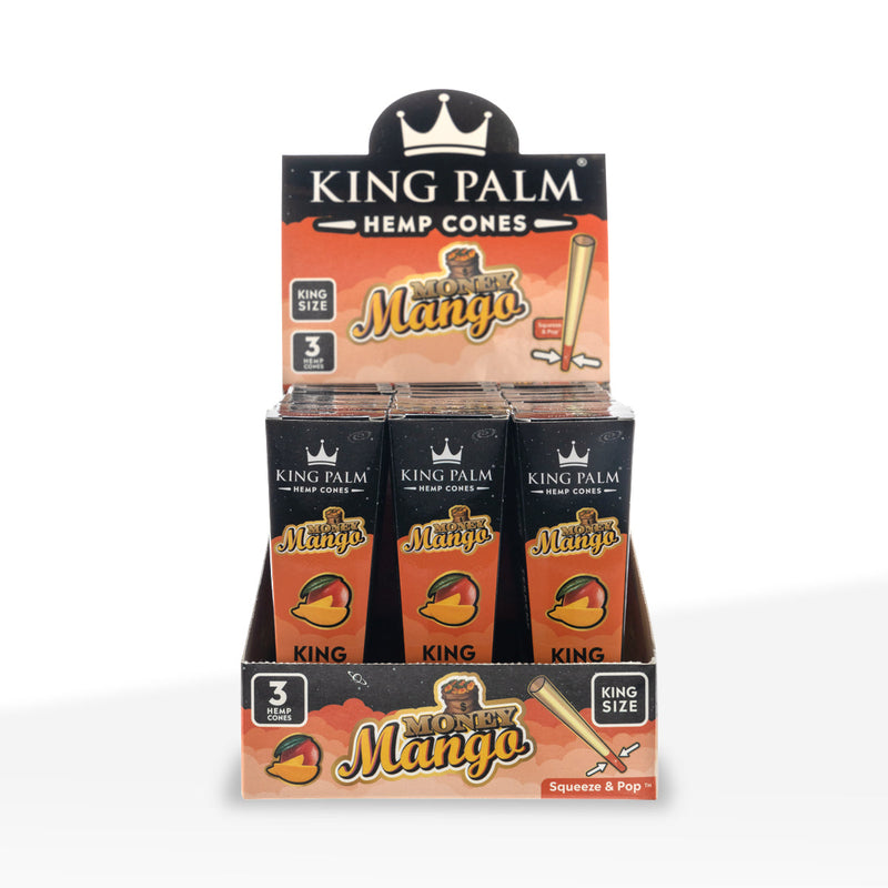 King Palm™ | Hemp Cones King Size | 3 Pack - 30 Count - Various Flavors  Biohazard Inc   