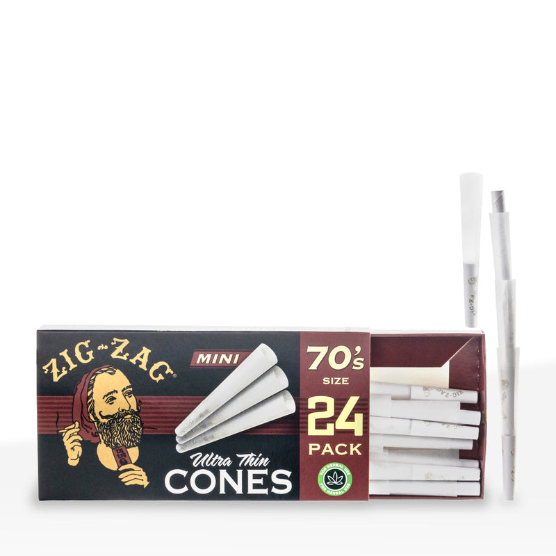 Zig Zag®| Pre-Rolled Cones Mini's| 70MM - 12 Count - Various Styles Pre-Rolled Cones Zig Zag   