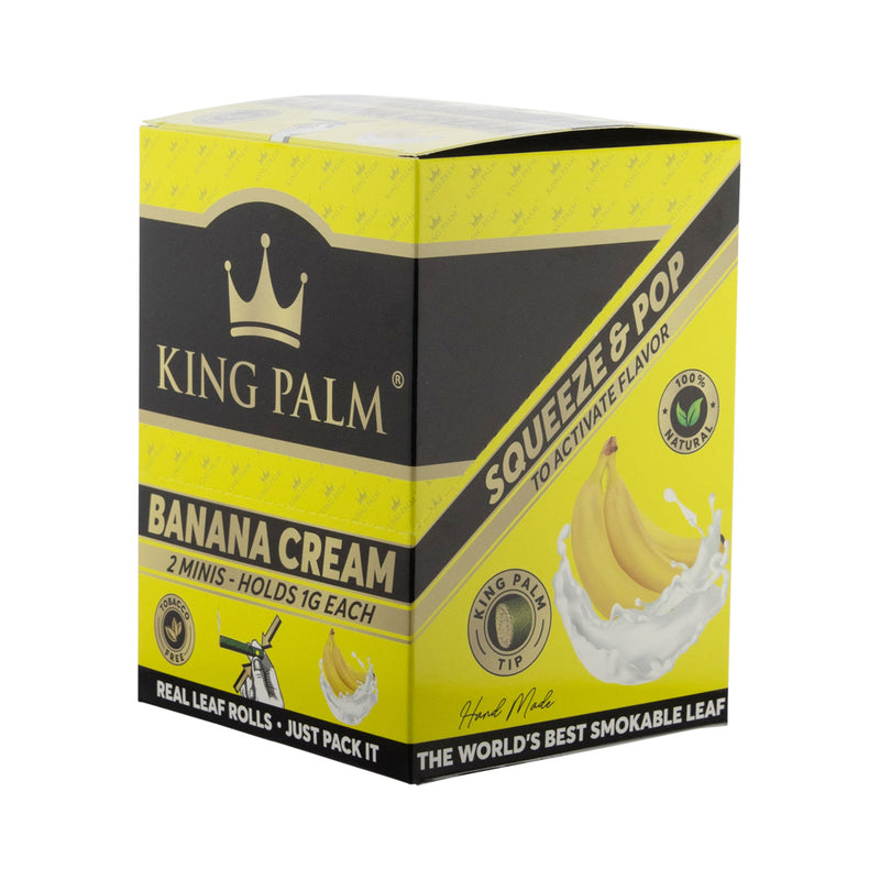 King Palm™ | Mini Rolls | 2 Pack - Various Flavors - 20 Count Palm Pre Rolled Wraps Biohazard Inc   